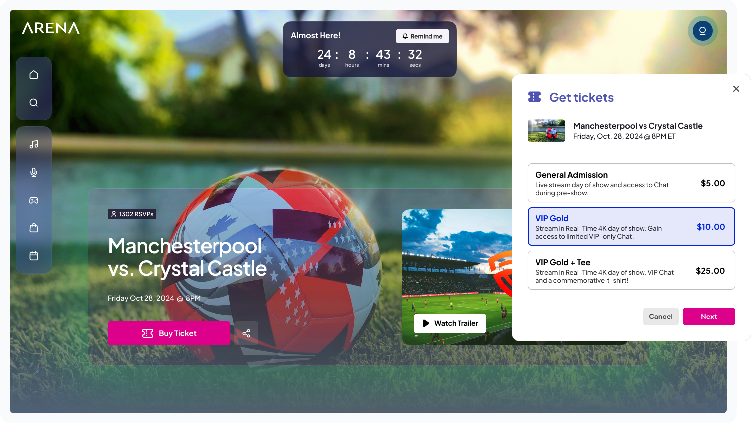 Ticketed Sporting Event